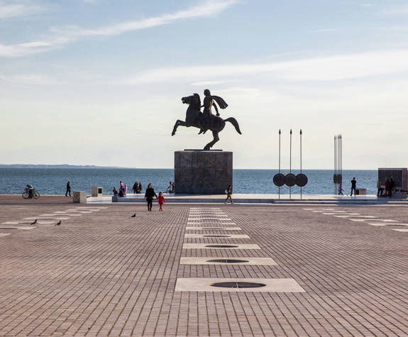 The statue of Alexander the Great